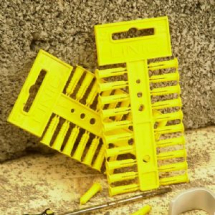 Wall Plugs 5mm Yellow 20pc